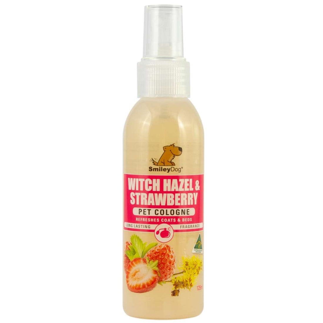 Smiley Dog Witch Hazel and Strawberry Pet Cologne 125 ml