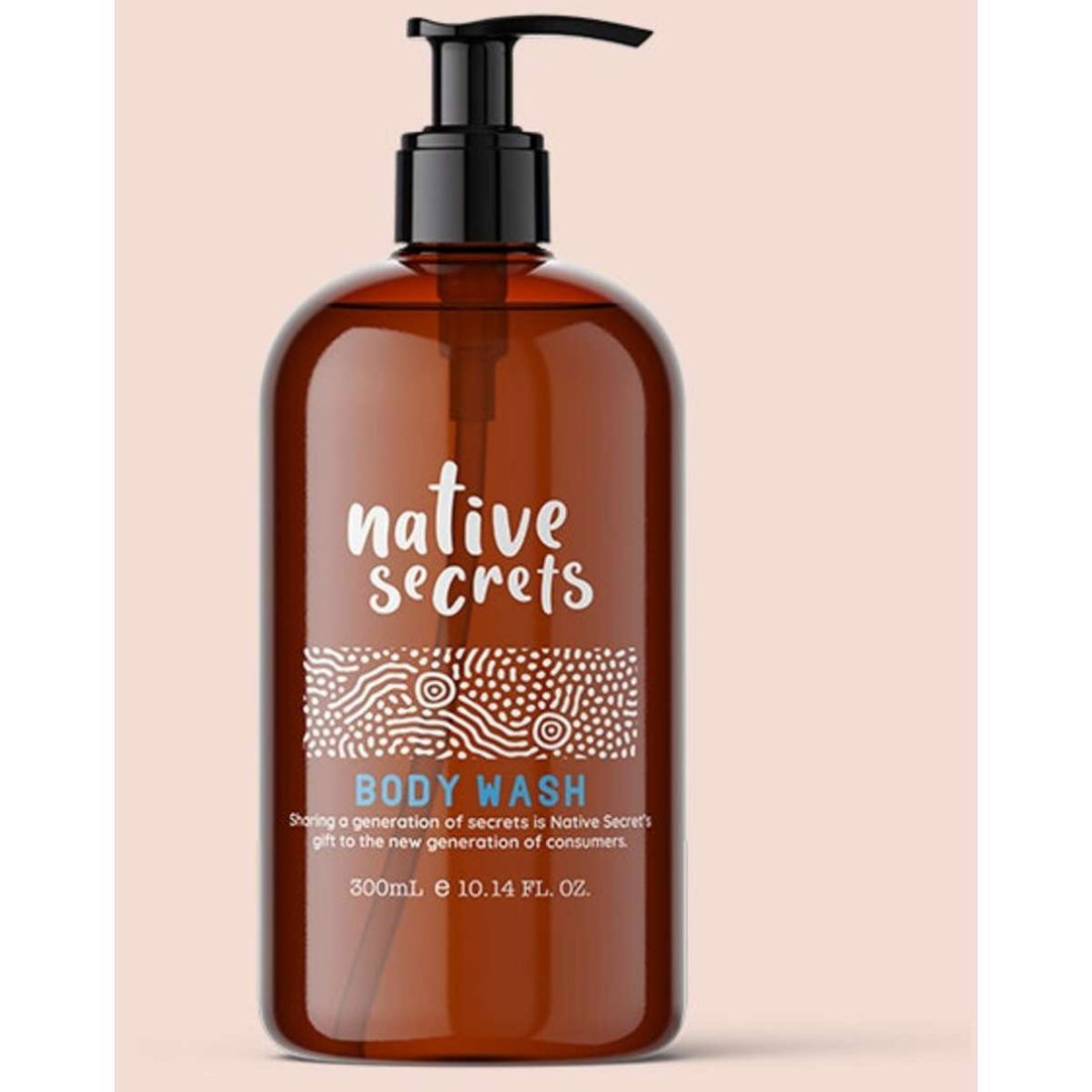 Native Secrets Australian Made Body Wash and Body Lotion 300ml - 2 Pack