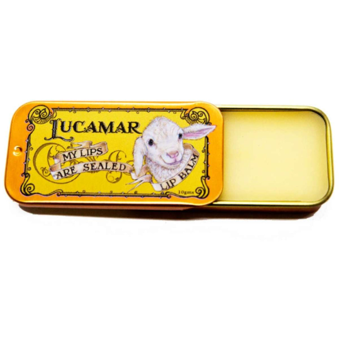 Lucamar Strawberry My Lips Are Sealed Organic Lip Balm 10g