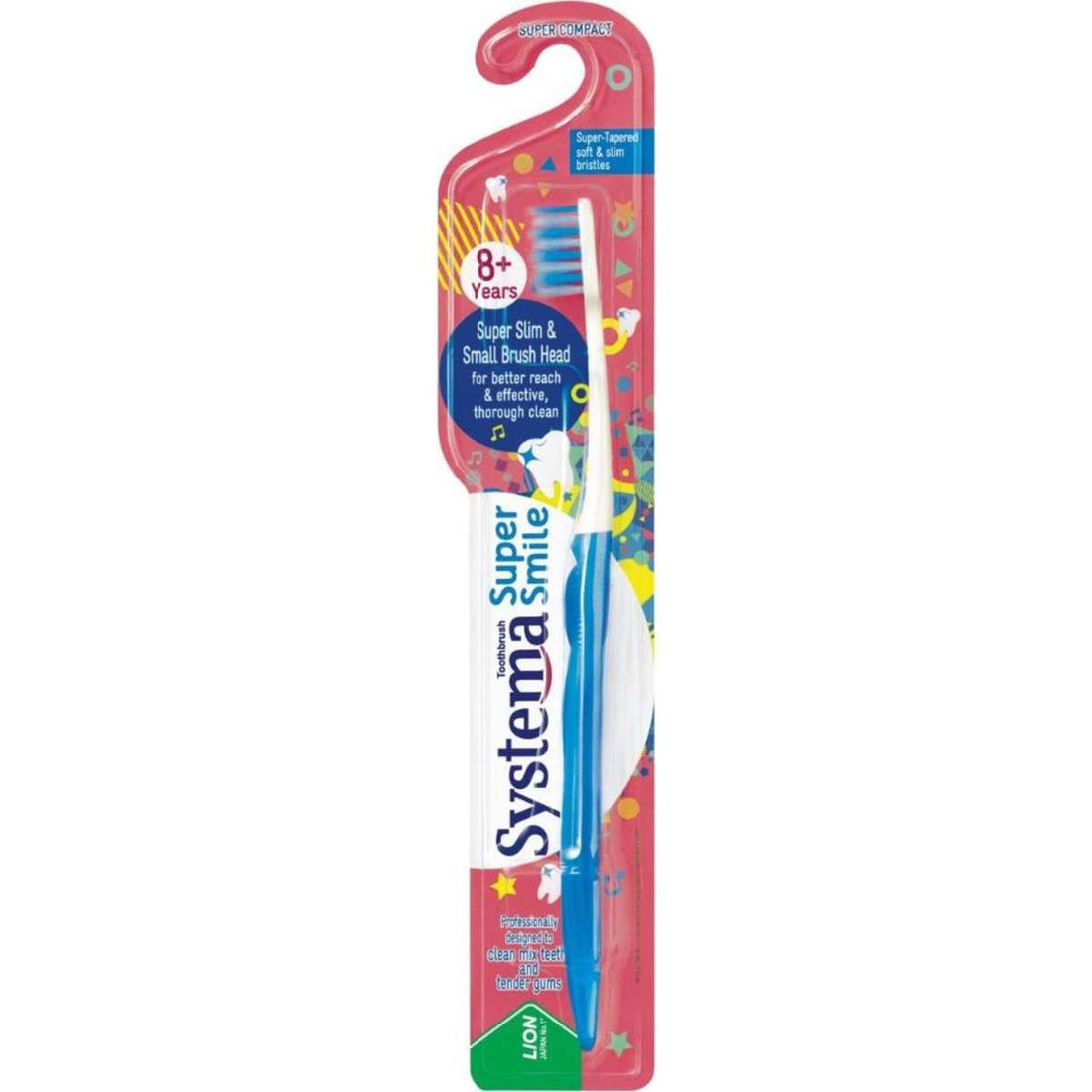 Systema Super Smile 8+ years Super Compact Head 4 Pack