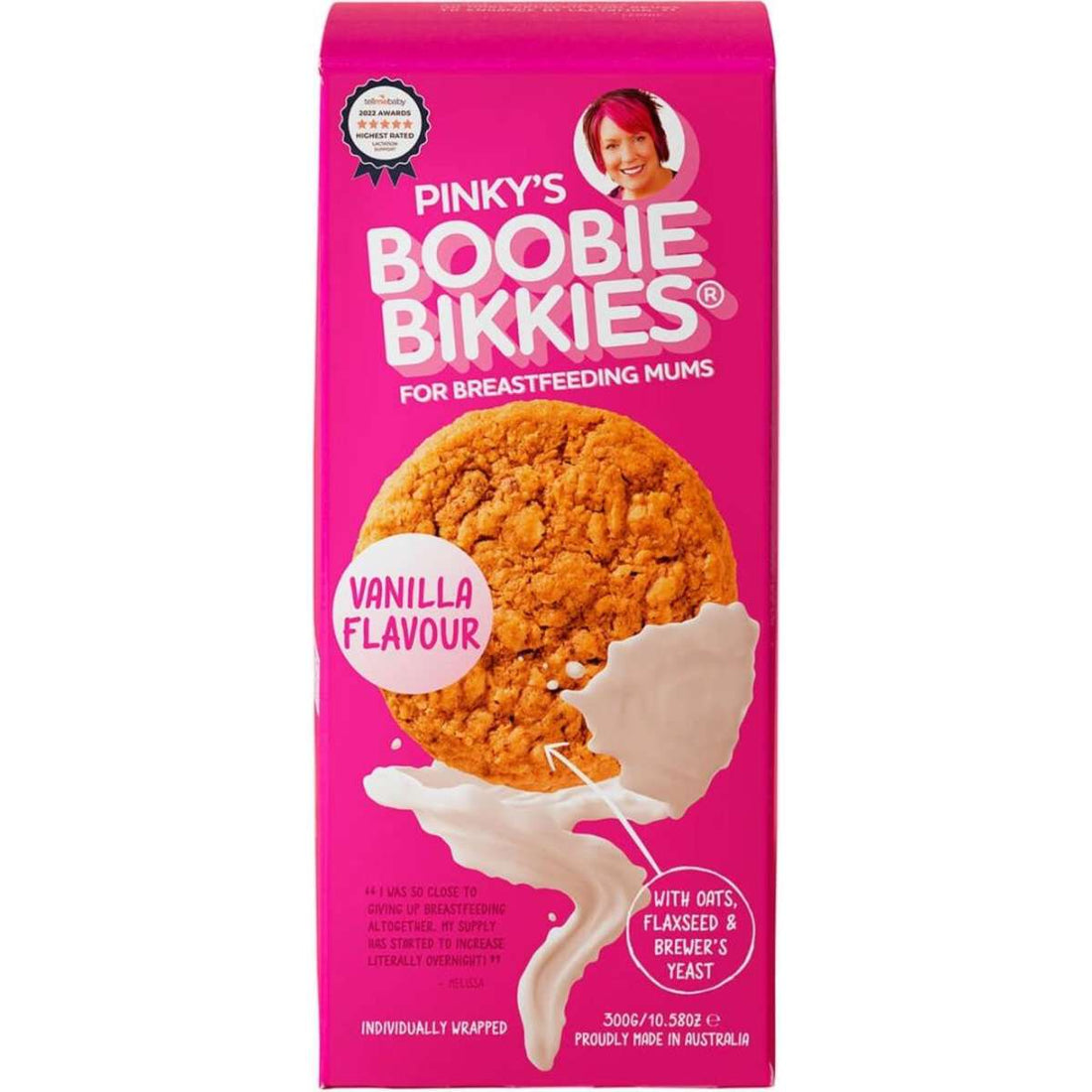 Boobie Bikkies Vanilla 6 Pack