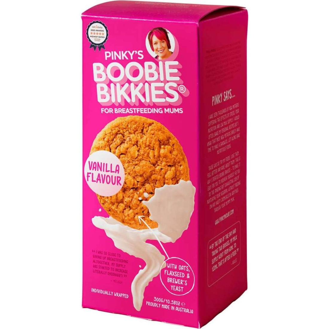 Boobie Bikkies Vanilla 6 Pack