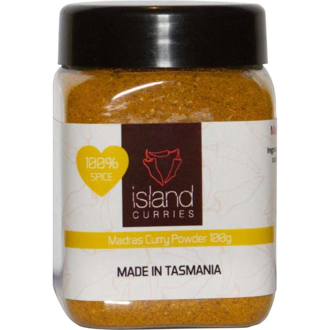 Island Curries Curry Jars No.3 Harissa Gluten Free Curry Paste Paste 210g Madras Gluten Free Curry Powder 100g Gluten Free Duo