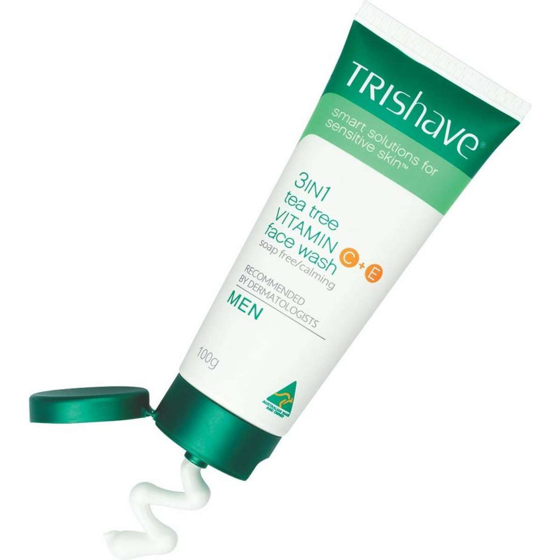 TriShave Tree Vitamin Face Wash Men 2 Pack 200g