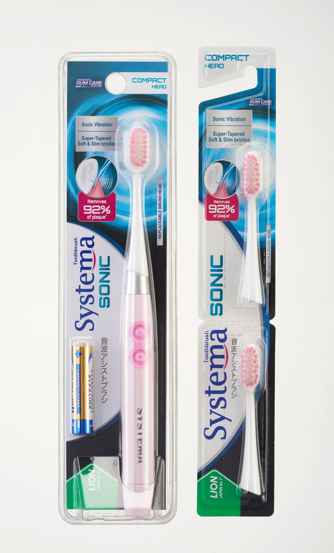 Systema SONIC Toothbrush and replacement brush head