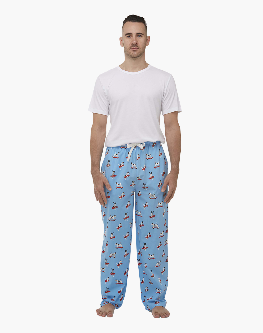 MENS JACK RUSSELL BAMBOO SLEEP PANT / BLUE / 2XL