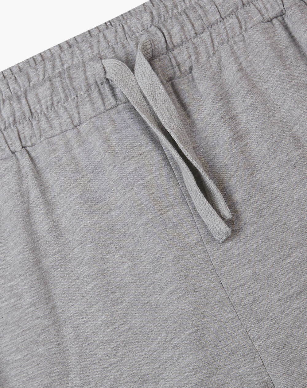 MENS COMFY BAMBOO JERSEY SLEEP SHORT - GREY / GREY MARLE / S