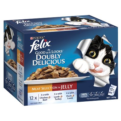 Felix Agail Gij Doubly Delicious Meat Select 12X85G