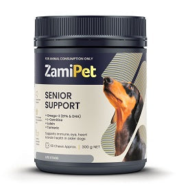 Zamipet Senior Support For Dogs 300G 60 Chews
