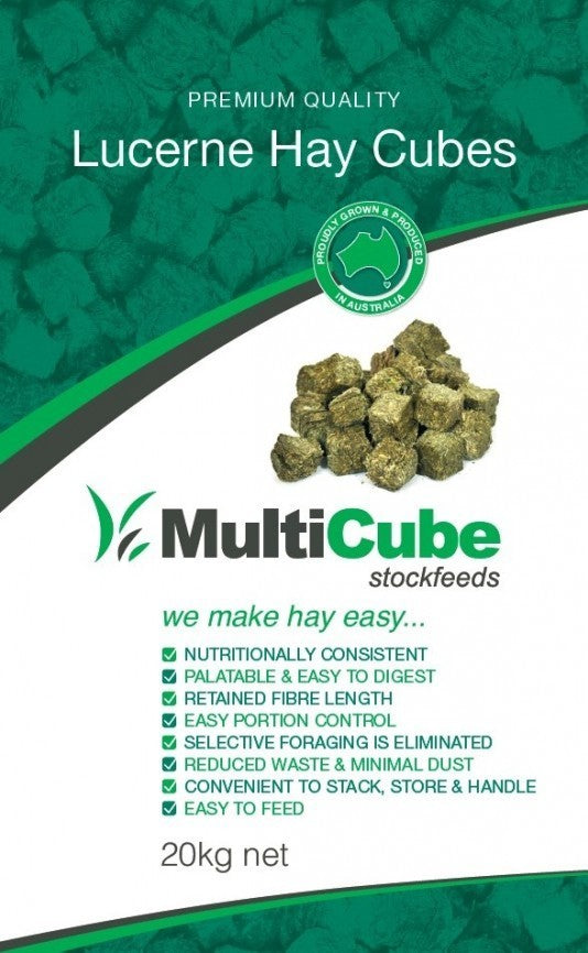 Multicube Lucerne Hay Cubes 20Kg