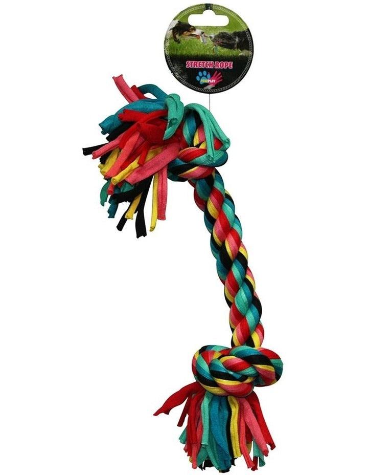 Paw Play Stretch Rope Bone - 36cm