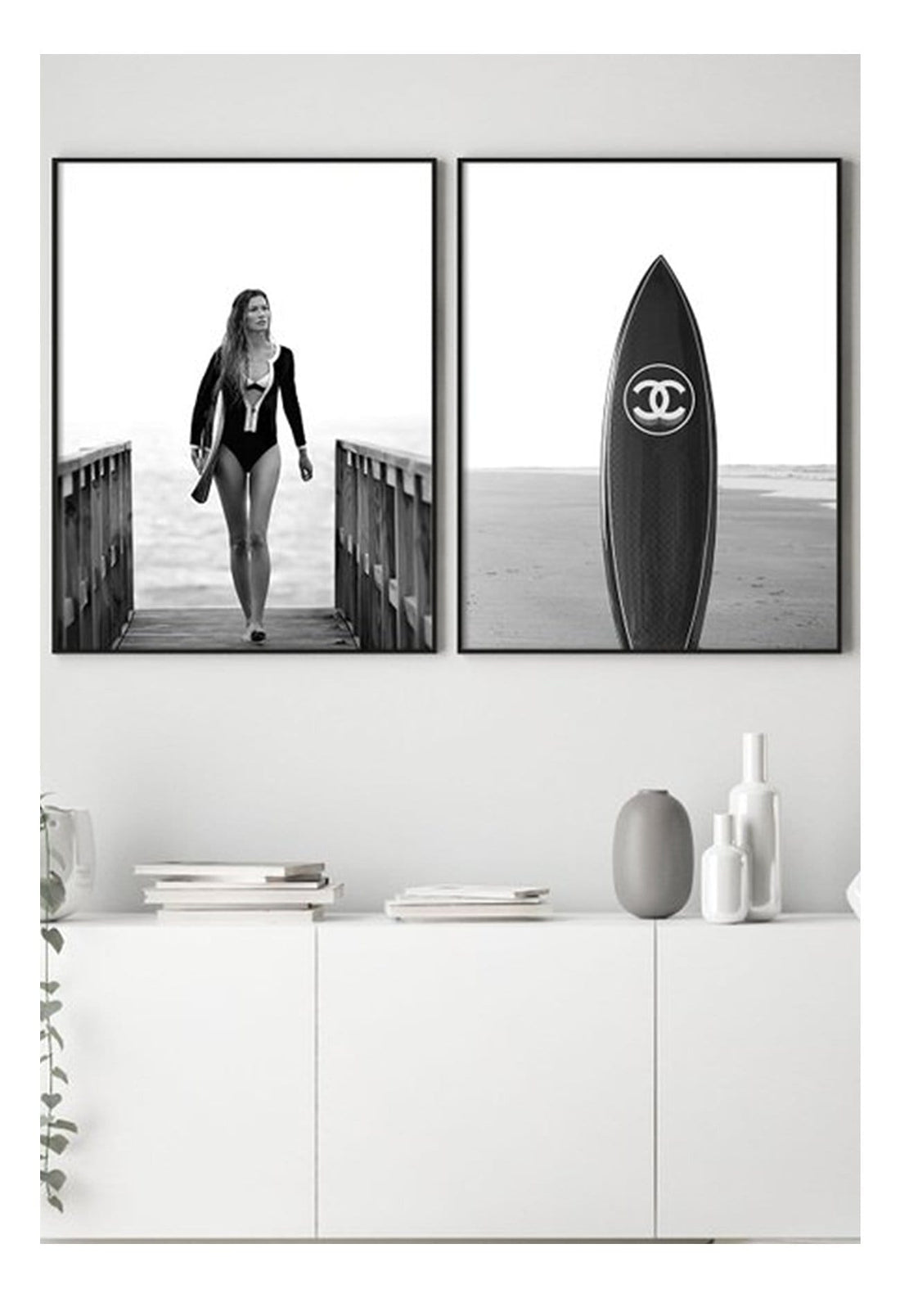 Gisele Bundchen Surf / 70x100cm / White