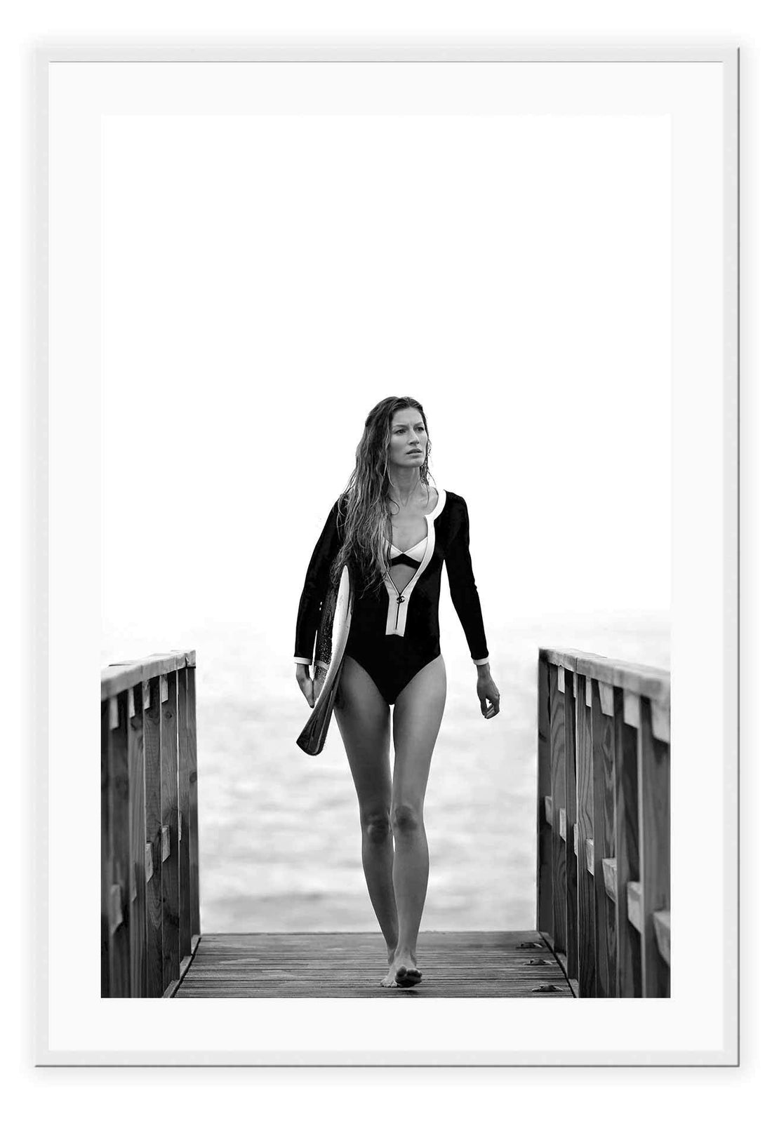 Gisele Bundchen Surf / 70x100cm / White