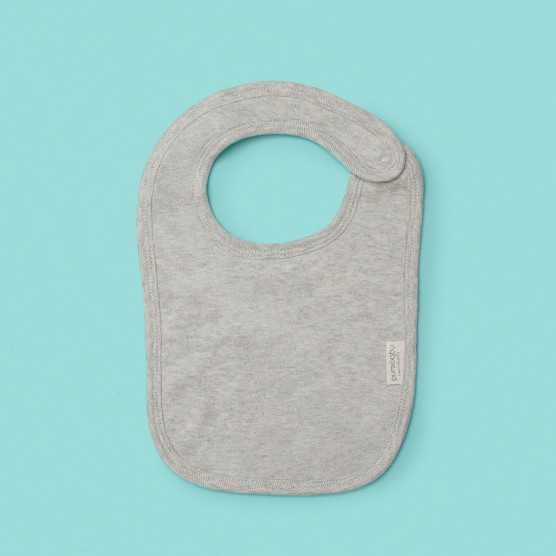 Purebaby Bib Grey Melange