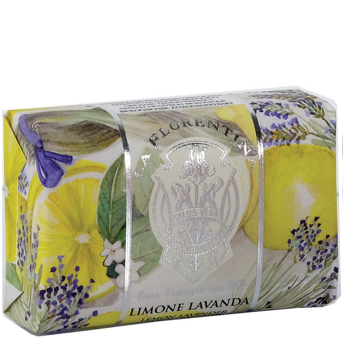 La Florentina 200g Bar Soap La Florentina Lemon Lavender Set of 3 Bars Soap 200g Brand